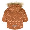 kuling-ziemine-striuke-ruda KULING žieminė parka BROWN DOTS