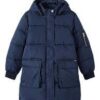 NAME IT žieminis paltas (mėlynas)