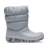 crocs-classic-neo-puff-zieminiai-auliniai-light-grey CROCS žieminiai Classic Neo Puff auliniai batai (Pilki)