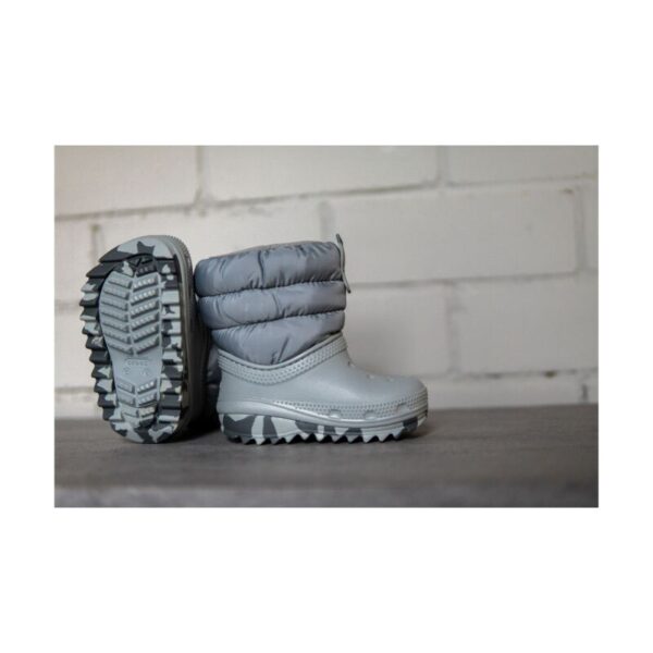 crocs-classic-neo-puff-zieminiai-guminiai-berniukams-mergaitems-pilki CROCS žieminiai Classic Neo Puff auliniai batai (Pilki)
