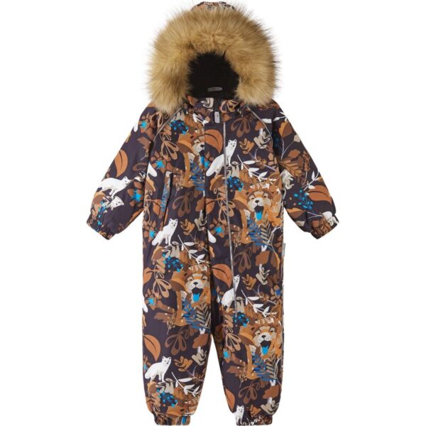 REIMA žiemos kombinezonas LAPPI (Juodas/Rudas)