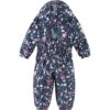 reima-puhuri-5100116b-tamsiai-melynas-gelytes-mergaitei REIMA žiemos kombinezonas PUHURI (Navy/Flowears)