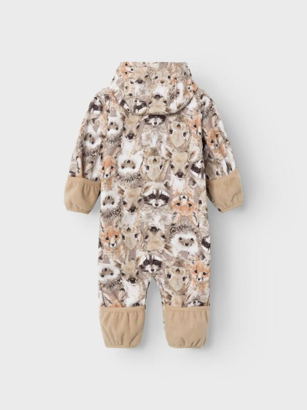 softshell-zvereliai-name-it-unisex NAME IT Softshell kombinezonas KŪDIKIAMS "Miško gyvenimas"