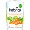 Vaisių ir daržovių tyrė Kabrita® “Obuolys-morka” nuo 6 mėnesių, 100 g 12 vnt. (Kabrita-box)