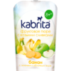 Vaisių tyrė Kabrita® „Bananas su sausainiais“ nuo 8 mėnesių 100 g 12 vnt. (Kabrita-box)