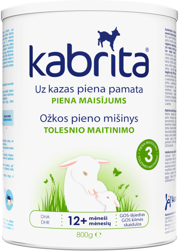 Mišinys kūdikiams Kabrita® 3 nuo 12 mėn, 400 g