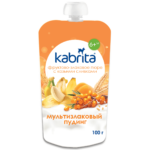 Puree Kabrita® „Daugiagrūdis pudingas“ nuo 6 mėnesių 100 g 12 vnt. (Kabrita-box)