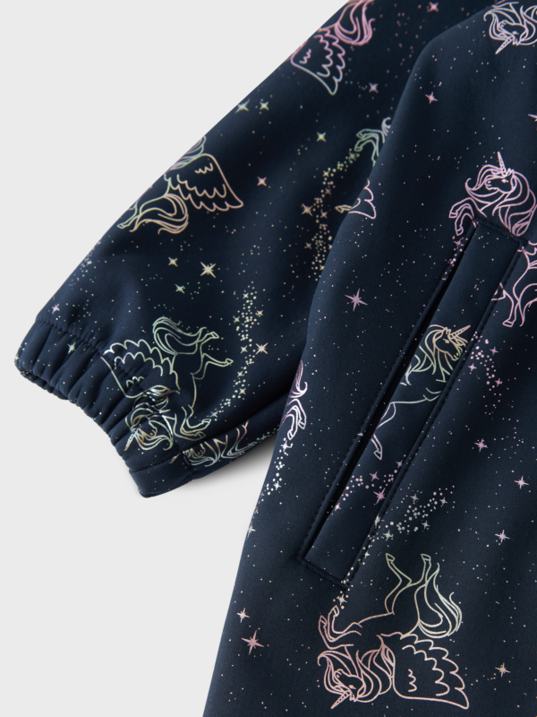 NAME IT Softshell kombinezonas "Žėrintis vienaragis"