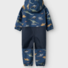softshell-suit-friendly-dinosaurs NAME IT Softshell kombinezonas "Linksmieji dinozauriukai"