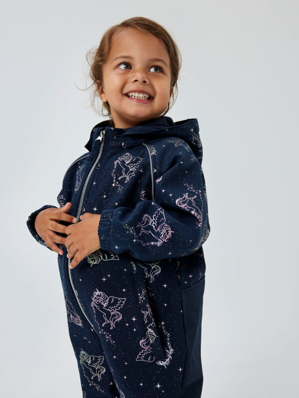 NAME IT Softshell kombinezonas "Žėrintis vienaragis"