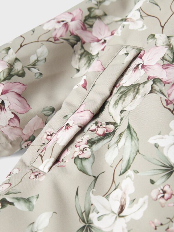 name-it-kombinezonas-zieminis-rudas-geletas NAME IT žiemos kombinezonas "Kreminiai žiedai"