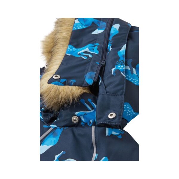 REIMA žiemos kombinezonas LAPPI (Mėlyni lapiukai)
