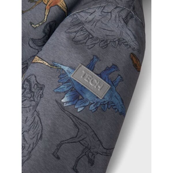 NAME IT žiemos kombinezonas "Dinozaurai" (Pilkas)