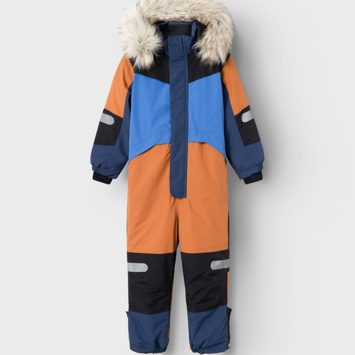 name-it-brown-blue-winter-skiuit NAME IT SNOWSTORM12 žiemos kombinezonas (Ruda/Mėlyna)