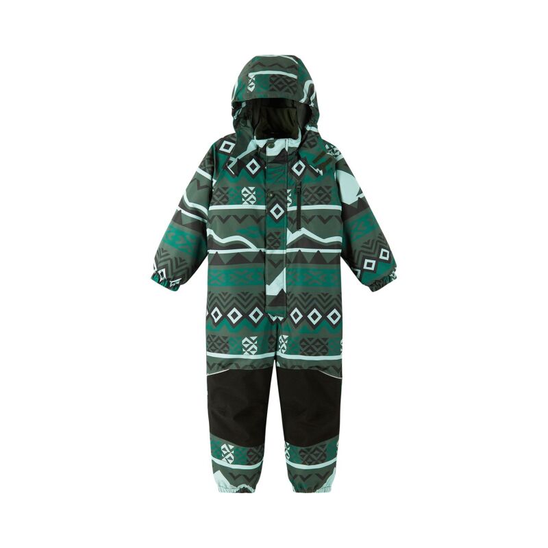 reima-pakuri-green-winter-suit Reima PAKURI žieminis kombinezonas  (Žali raštai/Thyme green)