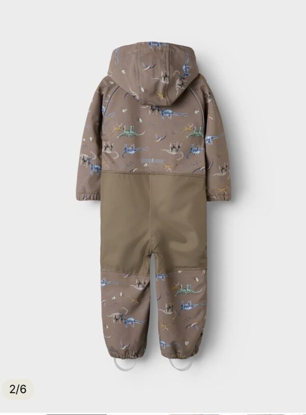 NAME IT Softshell kombinezonas "Šokoladinis dinozauras"