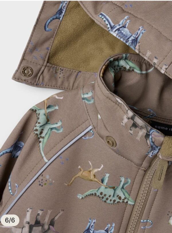 NAME IT Softshell kombinezonas "Šokoladinis dinozauras"