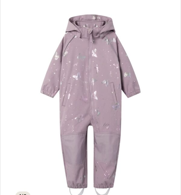 NAME IT Softshell kombinezonas "Žėrintys drugeliai"