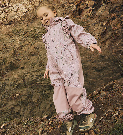 NAME IT Softshell kombinezonas "Rožinė pieva"