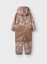 softshell-kombinezonas-name-it-rudas-safario-gyvunai NAME IT Softshell kombinezonas "Safaris" (rudas)