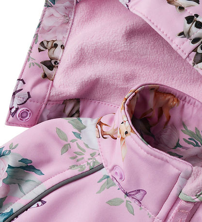 NAME IT Softshell kombinezonas "Gėlėtas miškas"