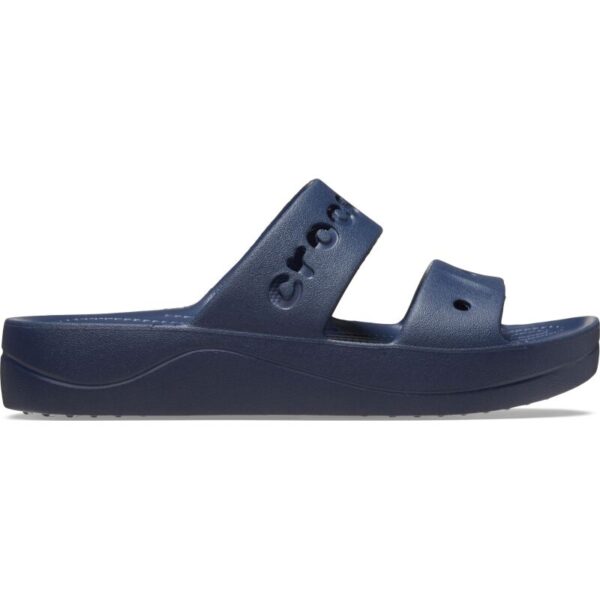 crocs-baya-platform-sandal-navy Crocs™ Baya Platform Sandal šlepetės (Mėlynos)