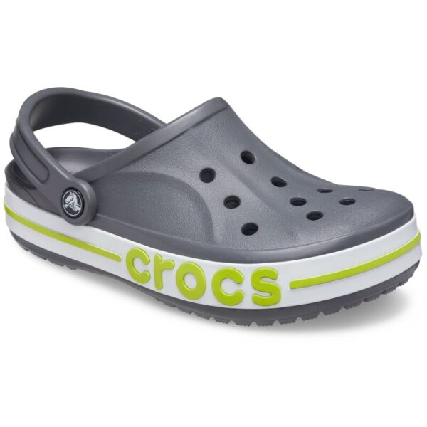 crocs-bayaband-clog-slate-grey-lime-punch-klumpes-pilkos CROCS Bayaband Clog (Pilka/Žalia)
