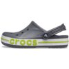 crocs-bayaband-clog-slate-grey-lime-punch-gray-green-klumpes CROCS Bayaband Clog (Pilka/Žalia)