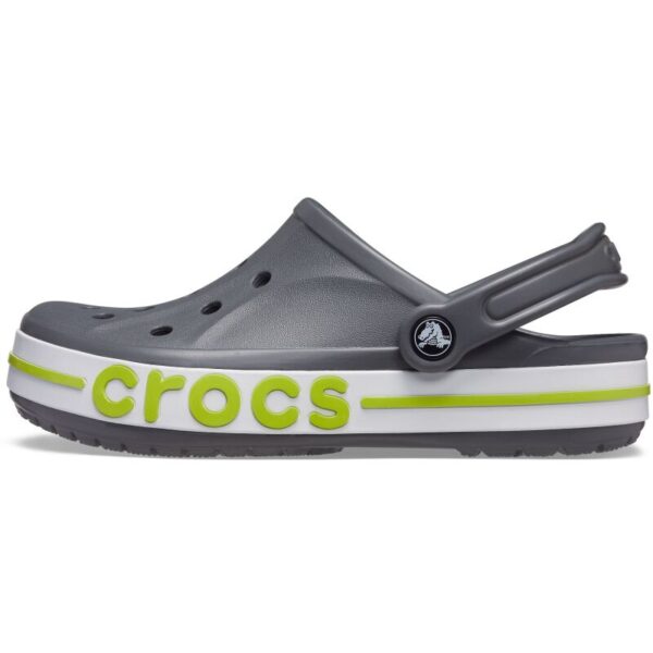 crocs-bayaband-clog-slate-grey-lime-punch-gray-green-klumpes CROCS Bayaband Clog (Pilka/Žalia)