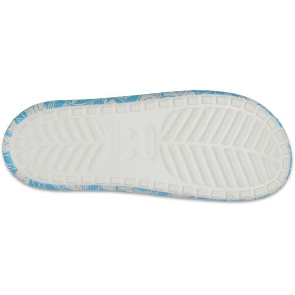 Crocs™ Classic Duke Print Slide v2 šlepetės (Mėlynos)