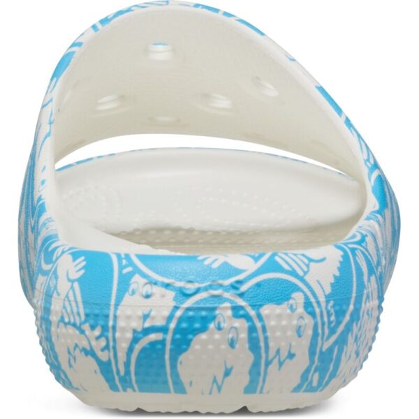 Crocs™ Classic Duke Print Slide v2 šlepetės (Mėlynos)