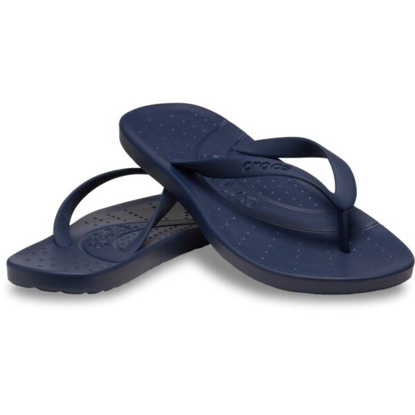 crocs-flip-navy-melynos-slepetes-baseinui-per-pirsta Crocs™ Flip šlepetės (Mėlynos)