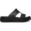 crocs-getaway-platform-h-strap-black Crocs™ Getaway Platform H-Strap šlepetės (Juodos)