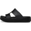 crocs-getaway-platform-h-strap-black-juodos-tapkes Crocs™ Getaway Platform H-Strap šlepetės (Juodos)