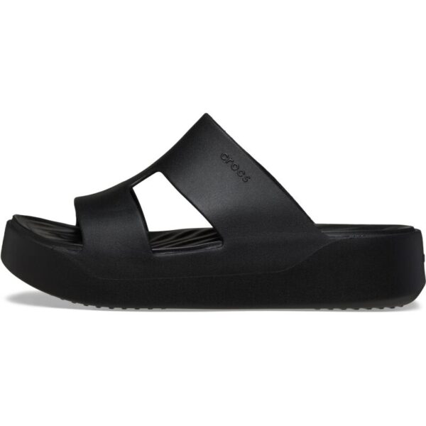 crocs-getaway-platform-h-strap-black-juodos-tapkes Crocs™ Getaway Platform H-Strap šlepetės (Juodos)