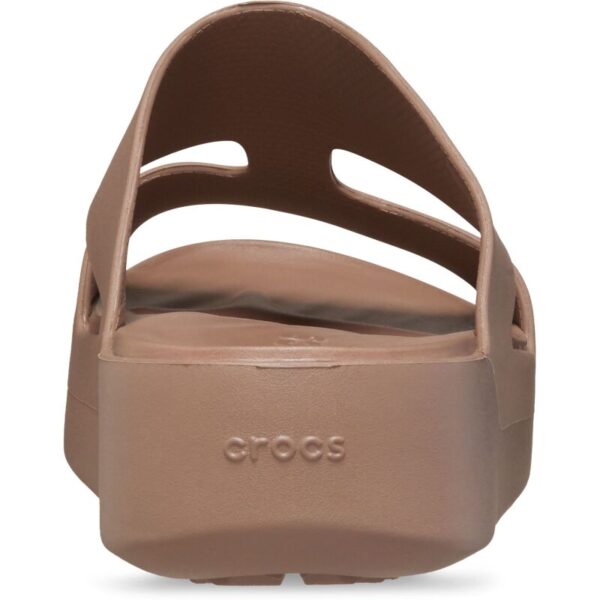 Crocs™ Getaway Platform H-Strap šlepetės (Rudos)