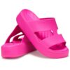 crocs-getaway-platform-h-strap-pink-crush-rozines-tapkes-moterims Crocs™ Getaway Platform H-Strap šlepetės (Rožinės)