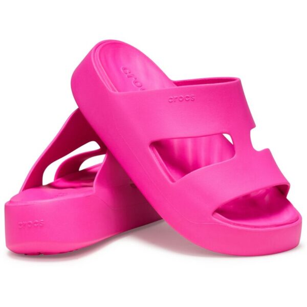 crocs-getaway-platform-h-strap-pink-crush-rozines-tapkes-moterims Crocs™ Getaway Platform H-Strap šlepetės (Rožinės)