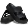 crocs-getaway-platform-juodos-tapkes Crocs™ Getaway Platform H-Strap šlepetės (Juodos)
