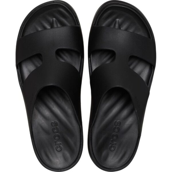 crocs-getaway-platform-juodos-tapkes-slepetes-aukstos Crocs™ Getaway Platform H-Strap šlepetės (Juodos)