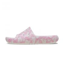 crocs-sneakers-pink-crocodiles Crocs™ Classic Duke Print Slide v2 šlepetės (Rožinės)