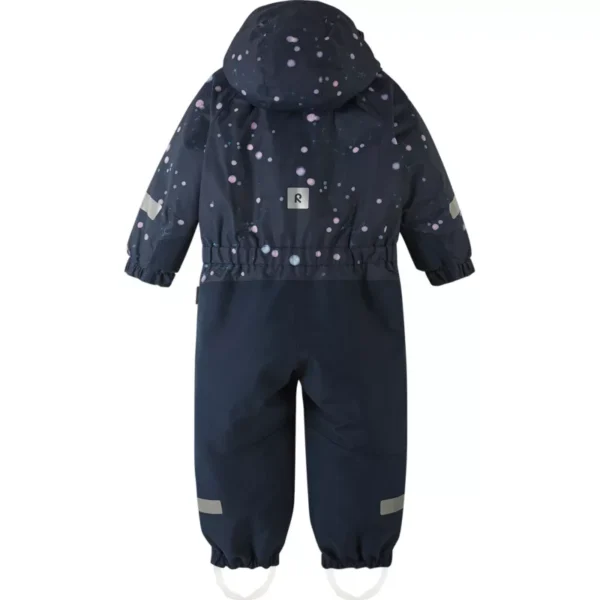 REIMA Kurikka 5100131B kombinezonas žiemai (Mėlynas/rožiniai taškeliai)