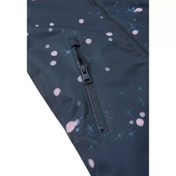 REIMA Kurikka 5100131B kombinezonas žiemai (Mėlynas/rožiniai taškeliai)