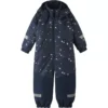 REIMA Kurikka 5100131B kombinezonas žiemai (Mėlynas/rožiniai taškeliai)