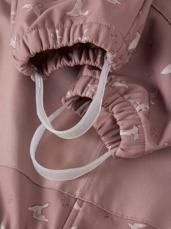 NAME IT Softshell kelnių ir striukės komplektas "WOODROSE BIRD"