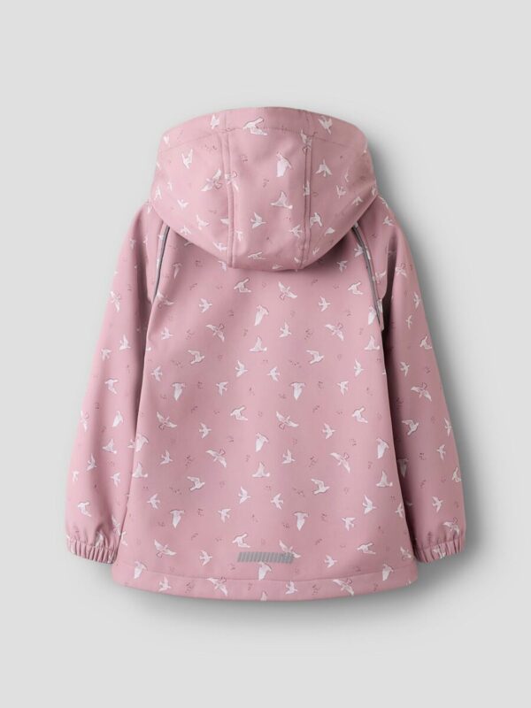 NAME IT Softshell kelnių ir striukės komplektas "WOODROSE BIRD"