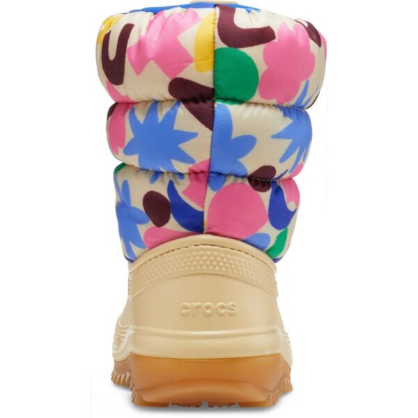 CROCS žieminiai Classic Neo Puff  auliniai batai (Kreminiai/Margi)