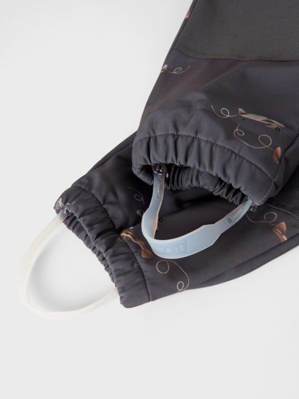 NAME IT Softshell kombinezonas "LĖKTUVAI" (Pilkas/Rudas)