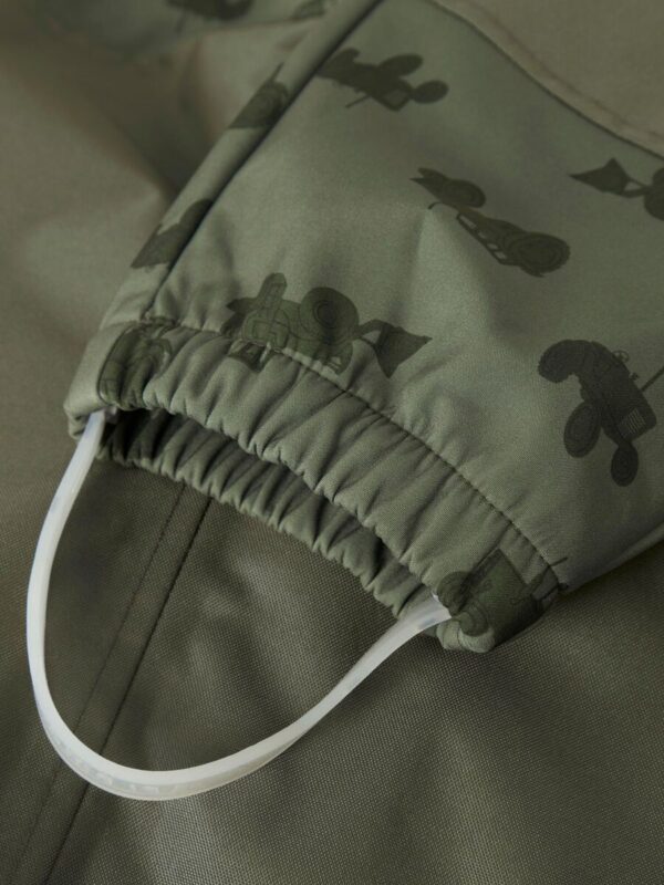 NAME IT Softshell kombinezonas "Žalias traktoriukas"