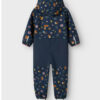 NAME IT Softshell kombinezonas "Miško žvėreliai" (Mėlynas/Alyvinis)